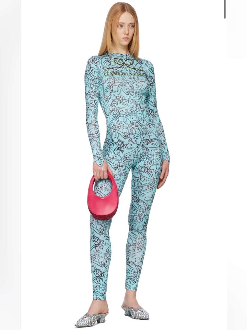 Maisie WIlen SSENSE Exclusive Blue Body Shop Leggings